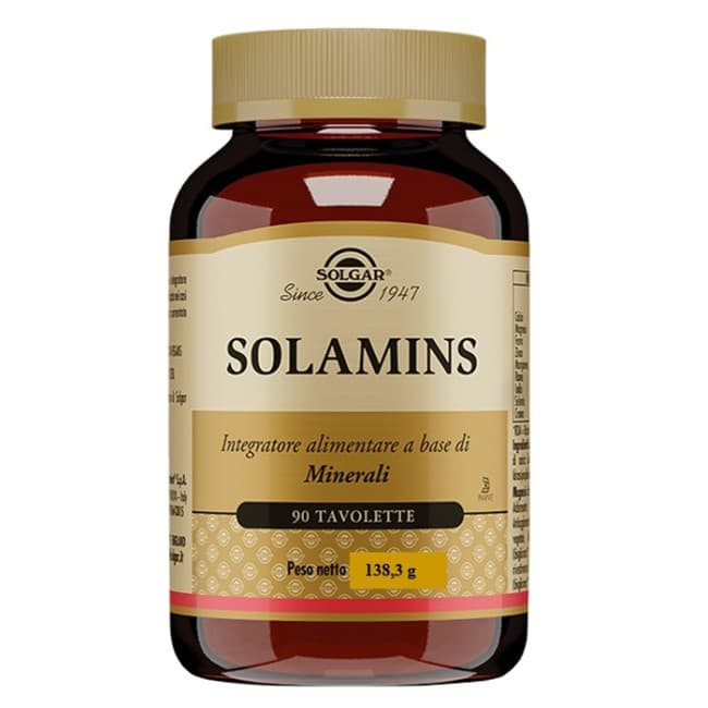 Solgar - Solgar Solamins Integratore Per Stanchezza e Affaticamento 90 Tavolette