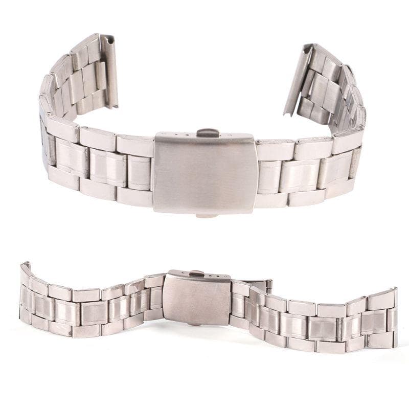 Watch Bands Stainless Steel Button Watch Clasp buckle strap 18mm