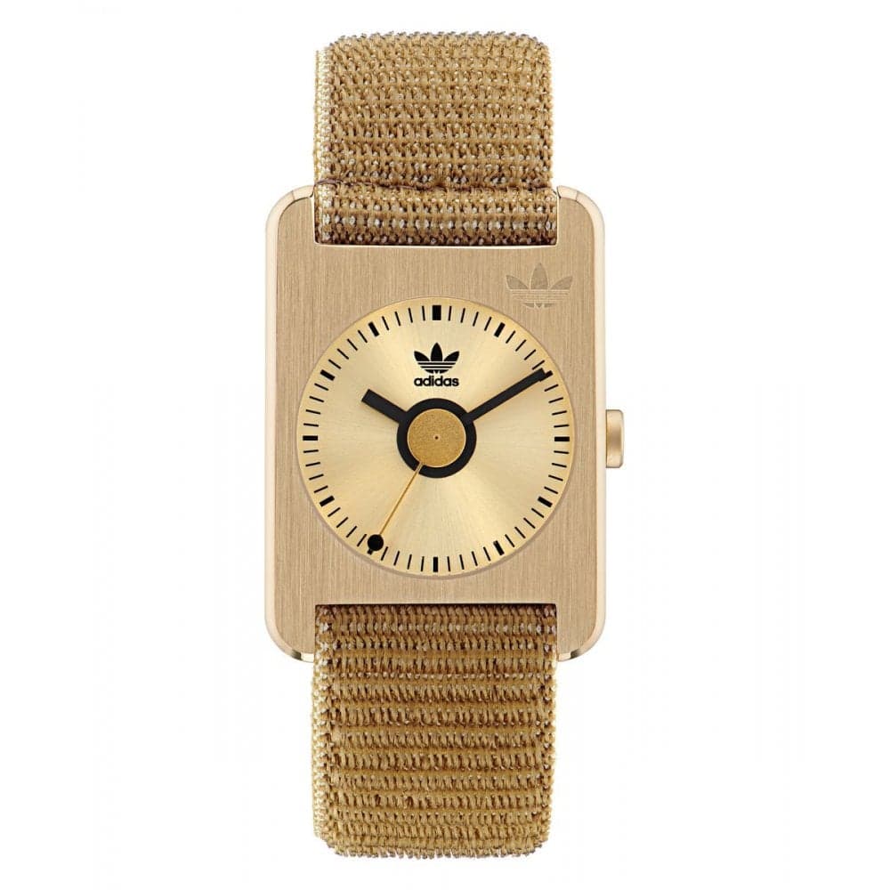 Adidas Unisex Retro Pop One Green Nylon Strap Watch