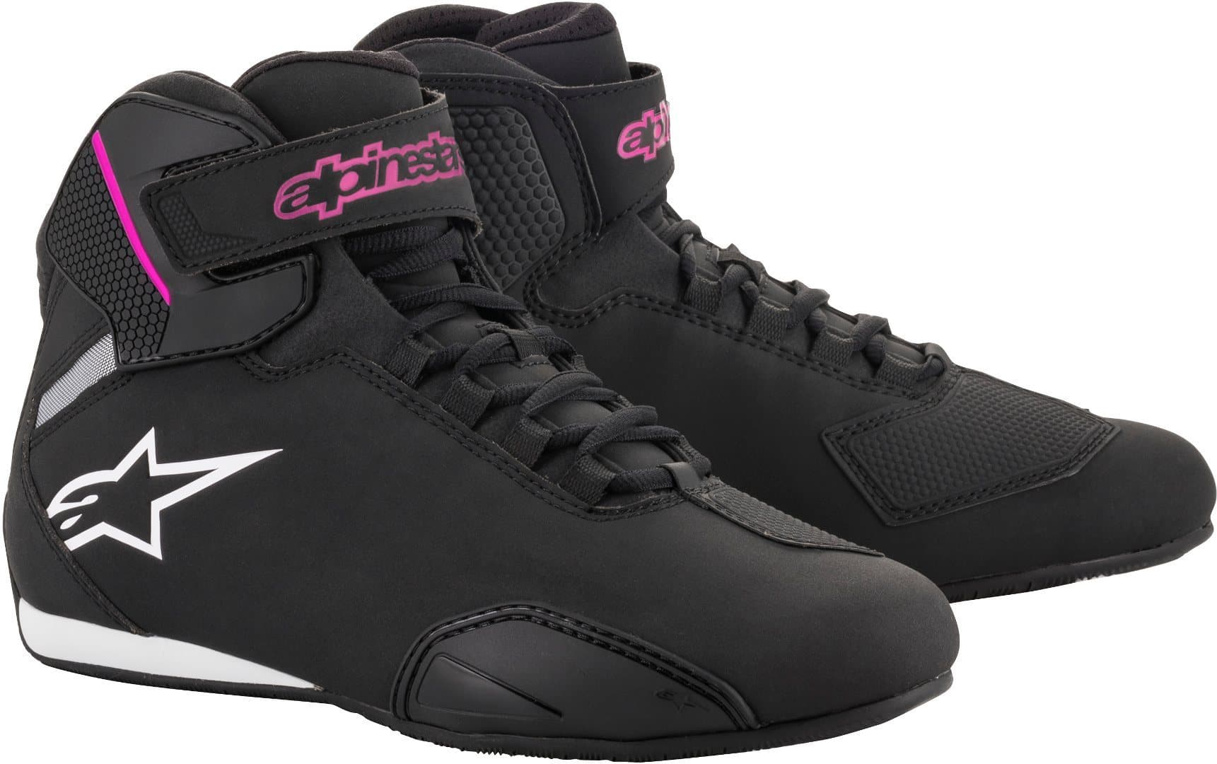Alpinestars Stella Sektor Ladies Motorcycle Shoes, black-pink, Size 37 for Women