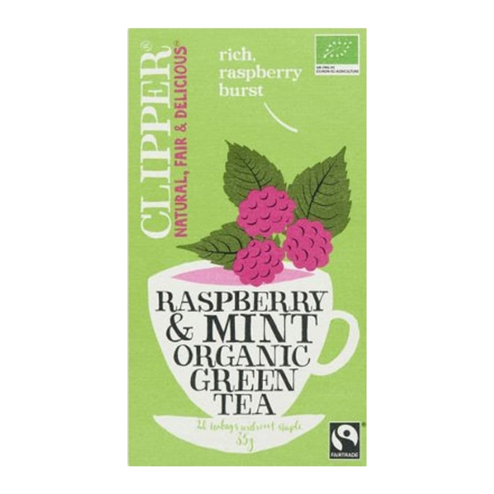 Clipper - Green Tea Raspberry Mint - 20 bags