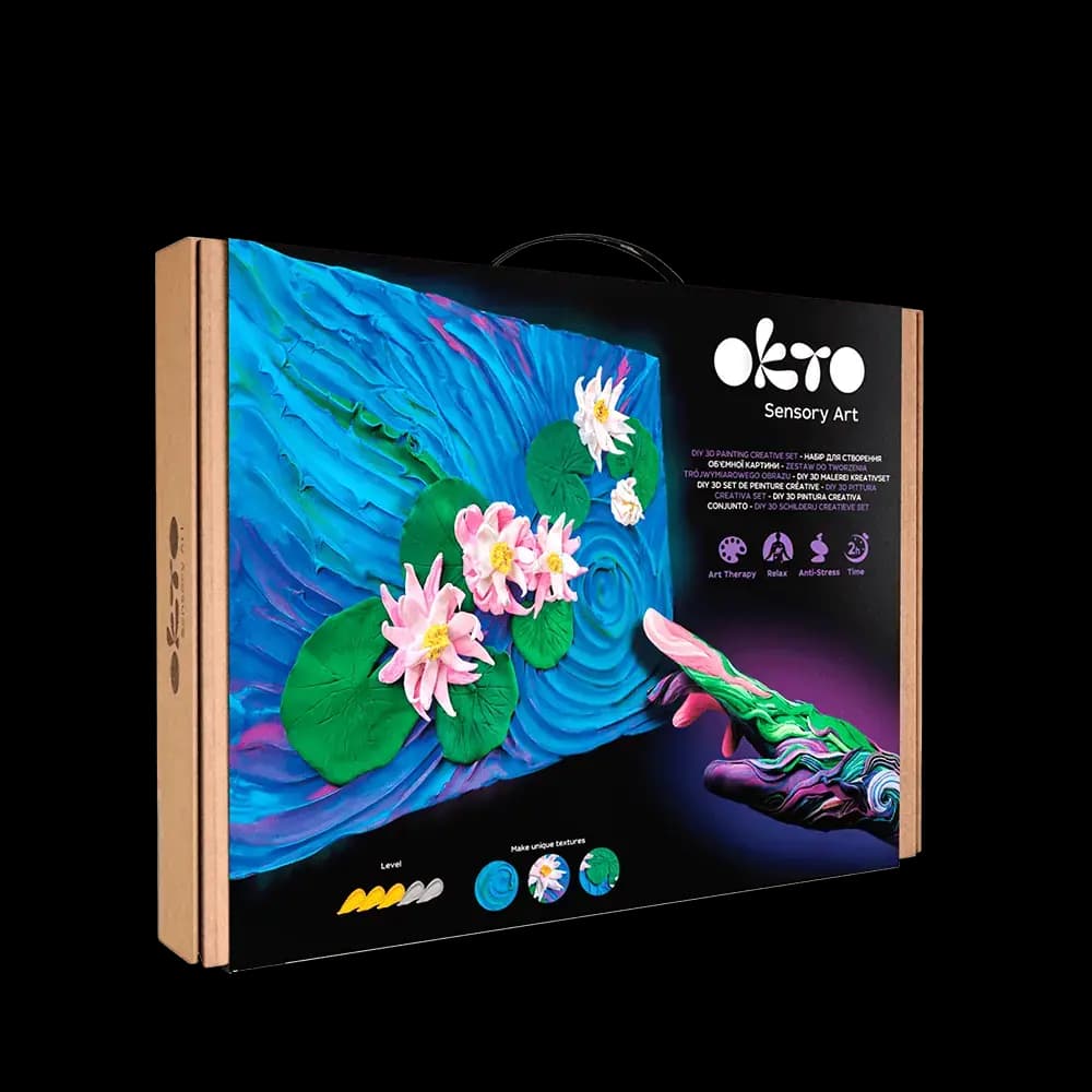 “Water lilies” SENSORY ART Creative SET 30×40 cm